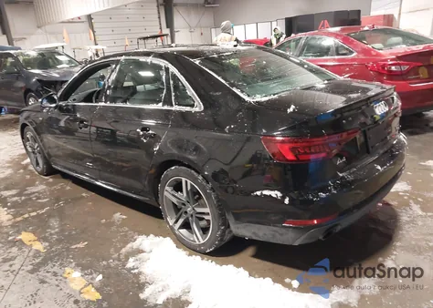 2018 Audi A4 2.0T Premium/2.0T Tech Premium z USA, uszkodzony, nr VIN WAUENAF42JN017620